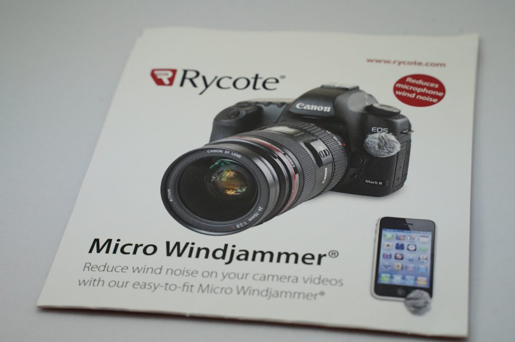 動画一眼の風きり音対策の決定版「Rycote マイクロウィンド 動画一眼の風きり音対策の決定版「Rycote マイクロウィンド